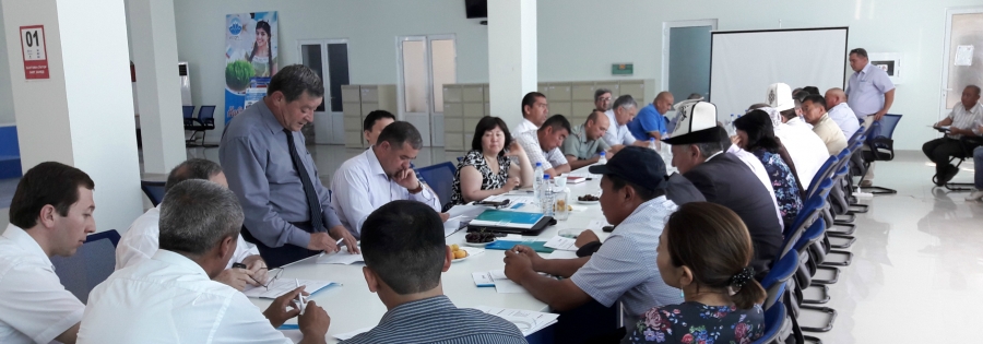 За одним столом – совместное заседание малых бассейновых советов Таджикистана и Кыргызстана по реке Исфара