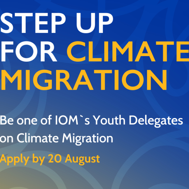 IOM COP29 Youth Delegates on Climate Migration