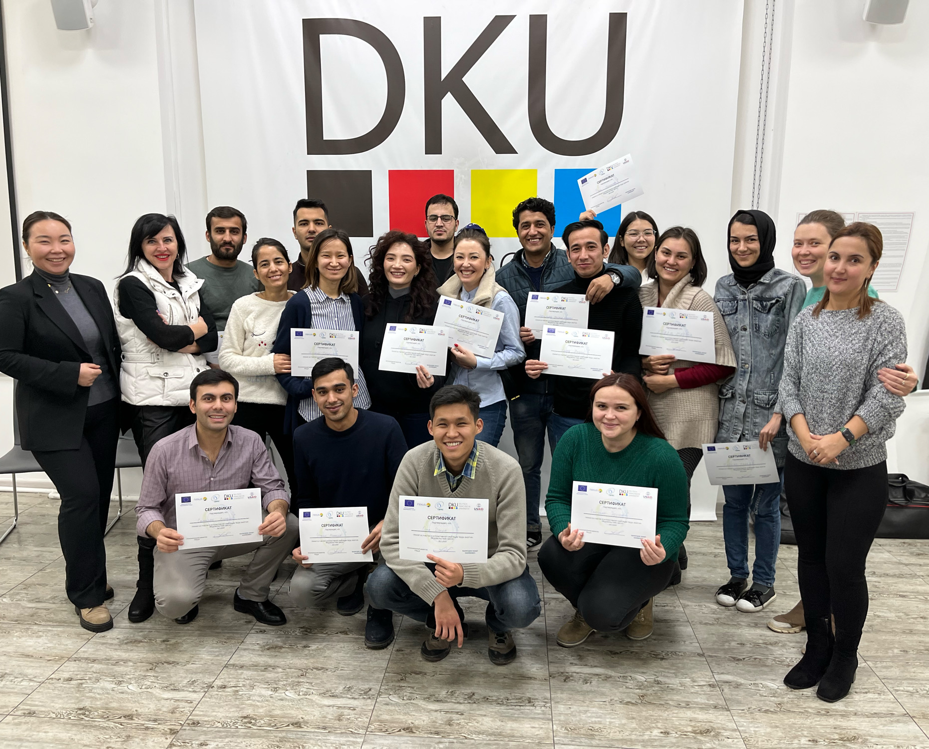 USAID и ЕС провели Нексус симуляцию для студентов Казахстанско-немецкого университета