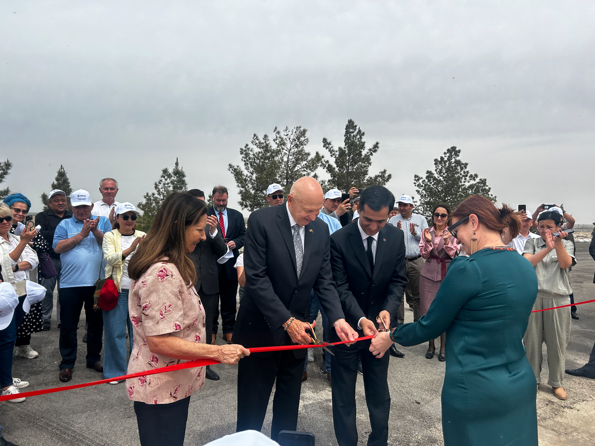 USAID launches metering system for improved water management in Turkmenistan