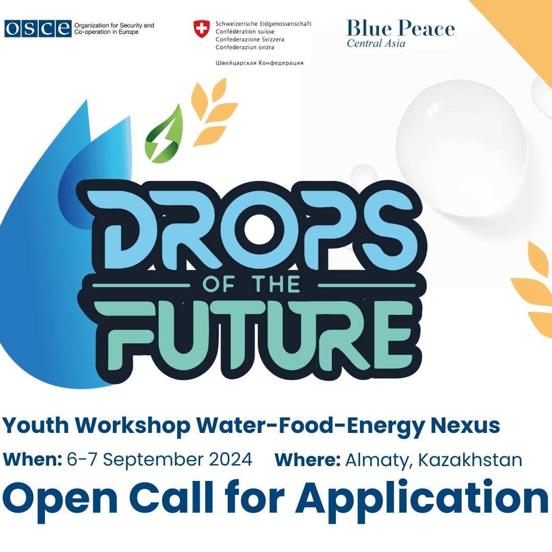 «Капли будущего» Молодежный семинар «Взаимосвязь воды, продовольствия и энергии»