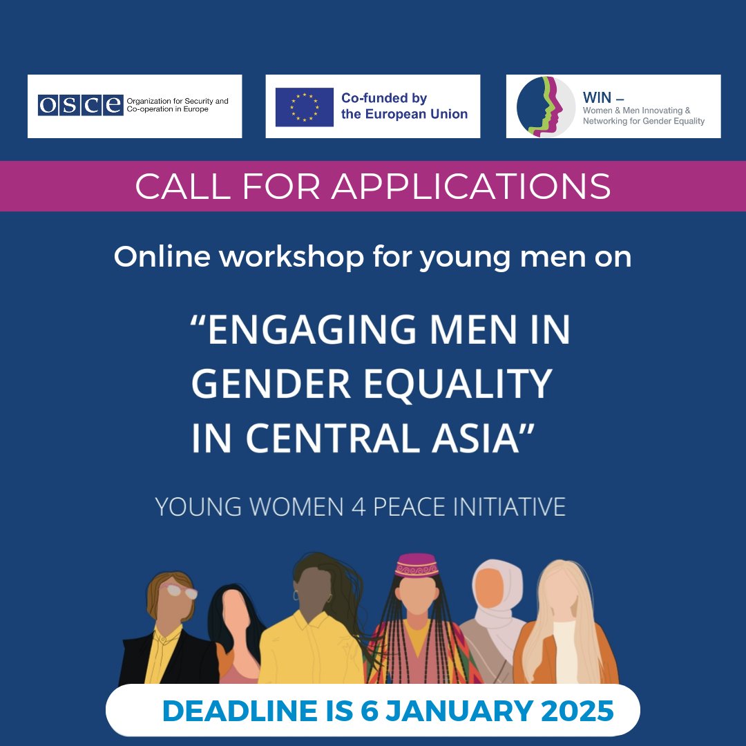 Online Workshop for Young Men: "Engaging Men in Gender Equality in Central Asia"