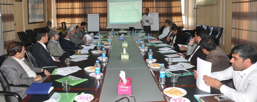 Working meeting on Smart Waters Project in Afghanistan