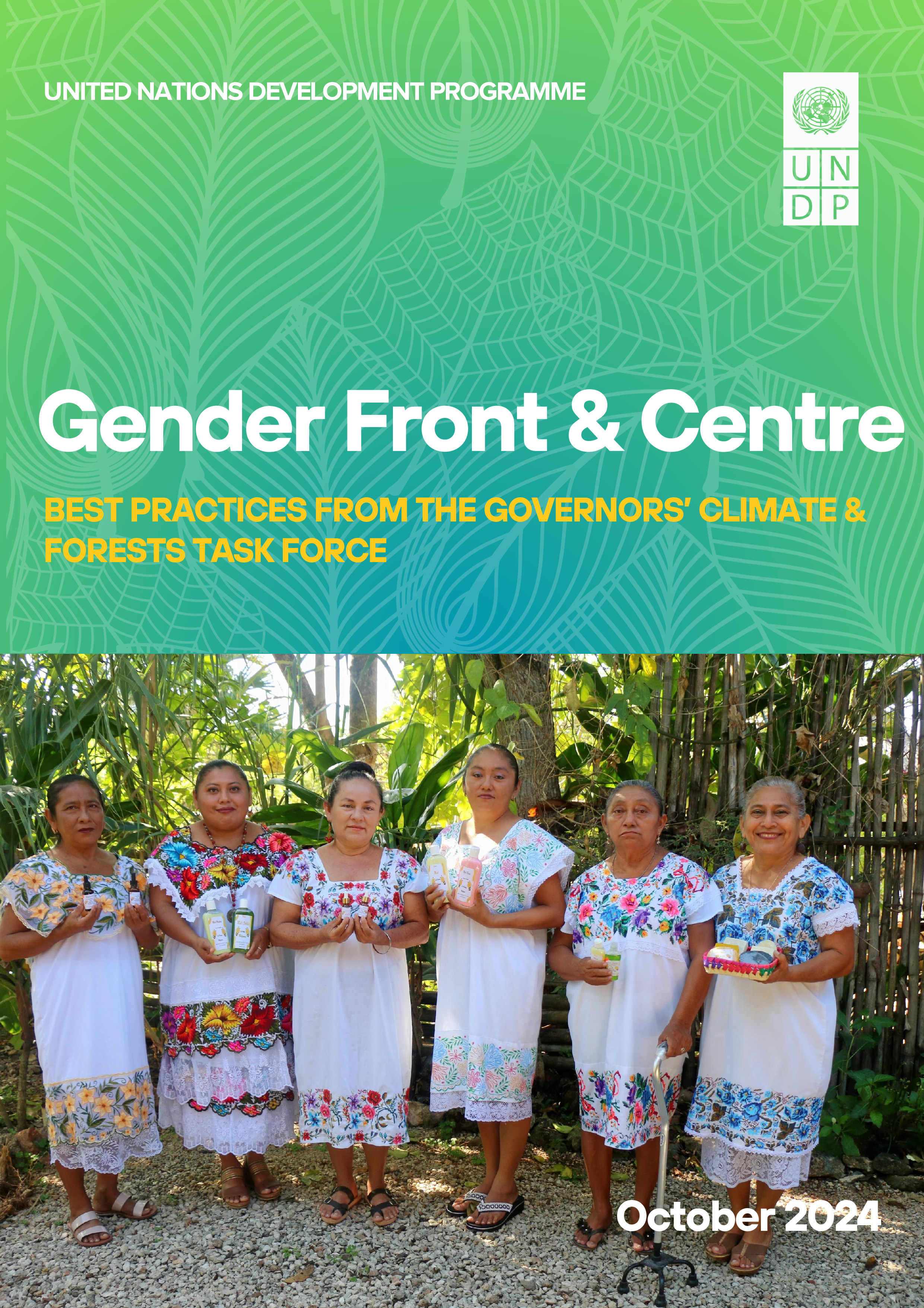 Gender Front & Centre: Best practices from the Governors’ Climate & Forests Task Force, 2024 | UNDP